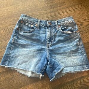 Madewell High Rise Denim Shorts